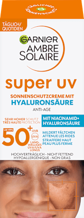 Sonnencreme Gesicht super UV Anti-Age, LSF 50+, 50 ml