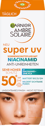 Sun Fluid Face Super UV met Niacinamide, SPF 50+, 40 ml