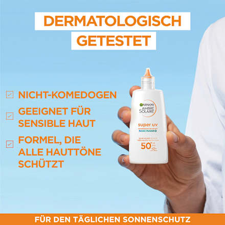 Sonnenfluid Gesicht super UV mit Niacinamid, LSF 50+, 40 ml