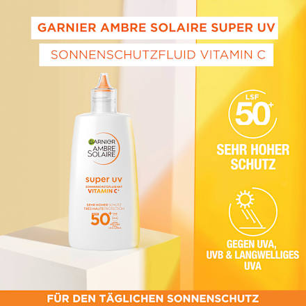 Sonnenfluid Gesicht super UV mit Vitamin C, LSF 50+, 40 ml