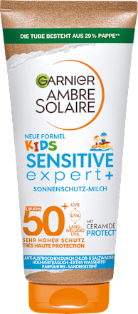 Sonnenmilch Kids sensitiv expert+, LSF 50+, 175 ml Garnier Ambre Solaire