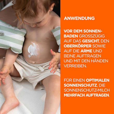 Sonnenmilch Kids sensitiv expert+, LSF 50+, 175 ml Garnier Ambre Solaire