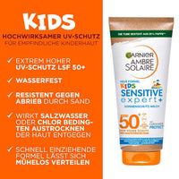 Sonnenmilch Kids sensitiv expert+, LSF 50+, 175 ml Garnier Ambre Solaire