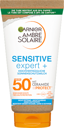 Sonnenmilch sensitive expert+, LSF 50+, 175 ml