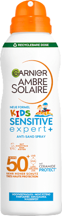 Zonnespray aerosol kids sensitive expert+, anti-zand SPF 50+, 150 ml