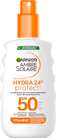 Sonnenspray HYDRA 24h protect, LSF 50, 150 ml Garnier Ambre Solaire