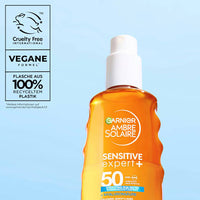 Sonnenspray sensitiv expert+ hydrating sun water, LFS 50, 150 ml
