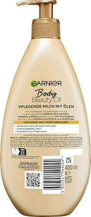 Verzorgende bodymilk met oliën, 0,4 l