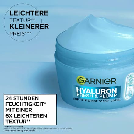 Feuchtigkeitscreme Hyaluron Sorbet Creme, 85 ml