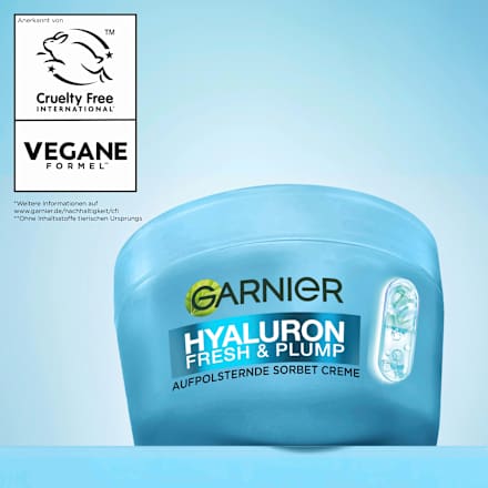 Feuchtigkeitscreme Hyaluron Sorbet Creme, 85 ml