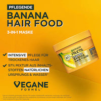 Haarkur Banana Hair Food 3in1 Maske, 400 ml