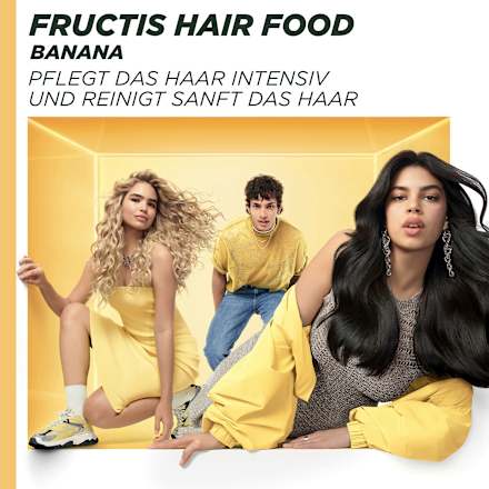 Haarkur Banana Hair Food 3in1 Maske, 400 ml