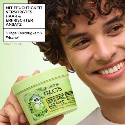 Haarkur Kiwi Menthol Hair Food 3in1 Maske, 400 ml
