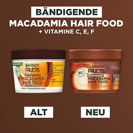Macadamia Hair Food 3-in-1 Masker, 400 ml