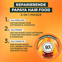 Papaya Hair Food 3-in-1 Masker, 400 ml
