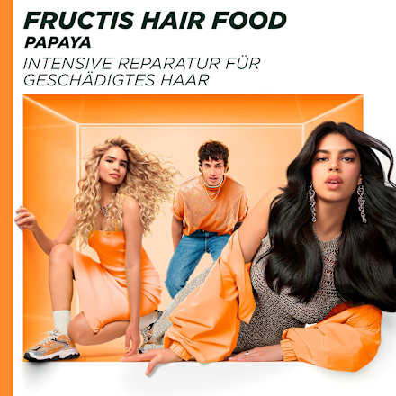Papaya Hair Food 3-in-1 Masker, 400 ml