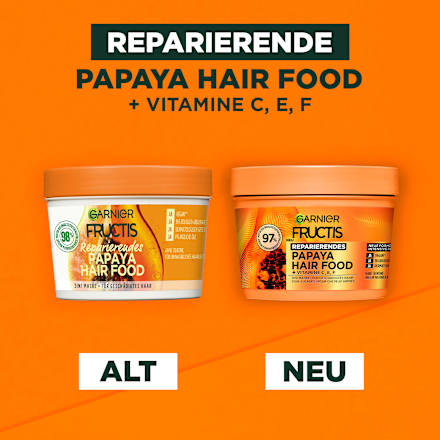 Papaya Hair Food 3-in-1 Masker, 400 ml