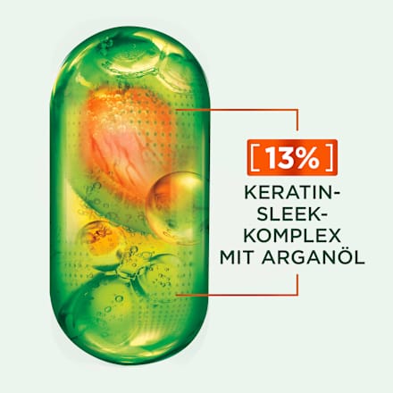 Haarmasker Keratin Sleek, anti-kroesbehandeling, 370 ml