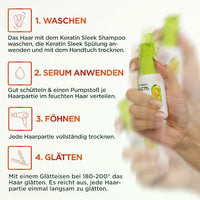 Haarserum Keratine Sleek &amp; Stay, anti-kroes, 50 ml