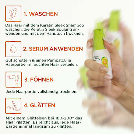 Haarserum Keratine Sleek &amp; Stay, anti-kroes, 50 ml