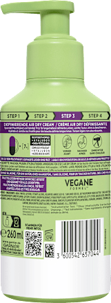 Leave-In Creme Locken Methode Air Dry, 260 ml