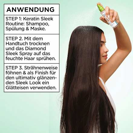 Leave-In Spray Diamond Sleek Glättungsspray, 150 ml