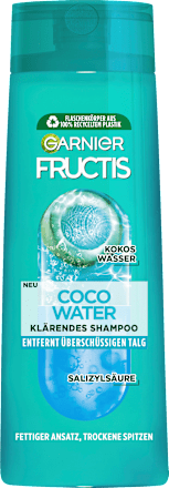 Shampoo Coco Water, vette wortels &amp; droge punten, 400 ml