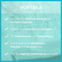 Shampoo Coco Water, vette wortels &amp; droge punten, 400 ml