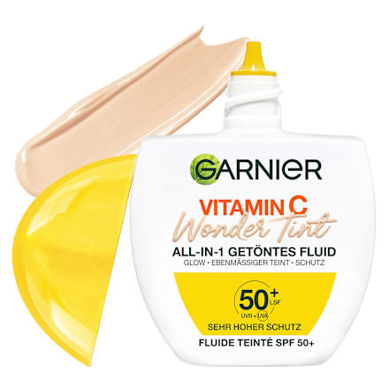 Gesichtsfluid Vitamin C Wonder Tint UV LSF 50+, Hell, 40 ml