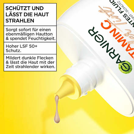 Gesichtsfluid Vitamin C Wonder Tint UV LSF 50+, Hell, 40 ml