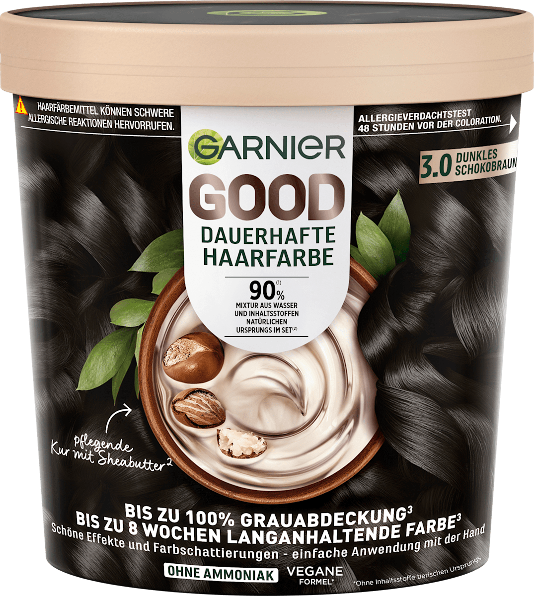 GARNIER GOOD Haarfarbe 3.0 Dunkles Schokobraun, 1 St