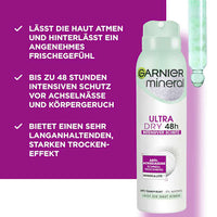 Antitranspirant Deospray Mineral Ultra Dry 48h, 150 ml GARNIER mineral