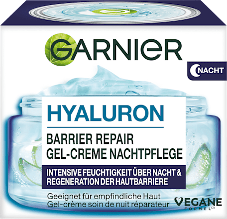 Nachtcrème Gel Hyaluron Barrière Herstellend, 50 ml