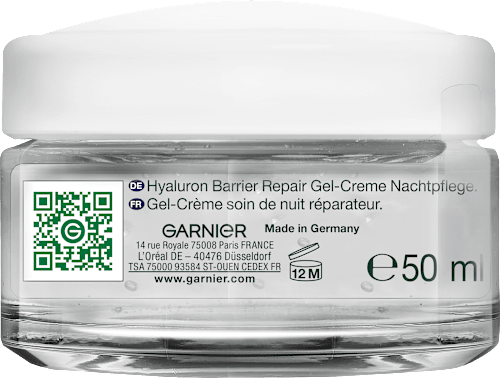 Nachtcreme Gel Hyaluron Barrier Repair, 50 ml