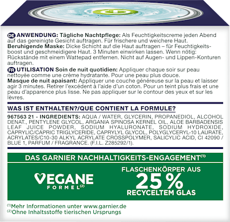 Nachtcrème Gel Hyaluron Barrière Herstellend, 50 ml