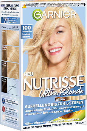 Haarkleur 100 Zomerblond, Extra Licht Natuurlijk Blond, 1 st