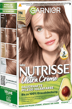 Haarkleur 7N Nude Natuurlijk Middenblond, 1 st