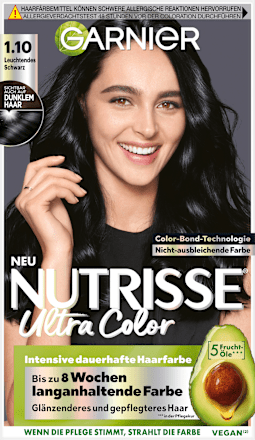 Haarkleur Ultra Color 1.1 Bright Black, 1 stuk