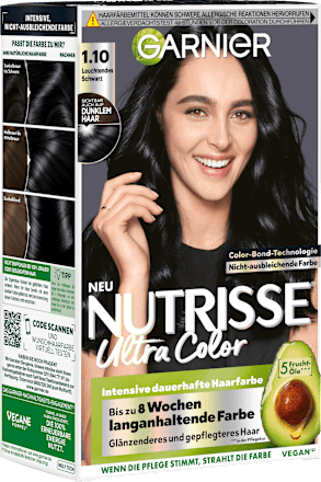 Haarkleur Ultra Color 1.1 Bright Black, 1 stuk