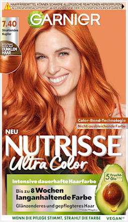 Haarfarbe Ultra Color 7.40 Strahlendes Kupfer, 1 St