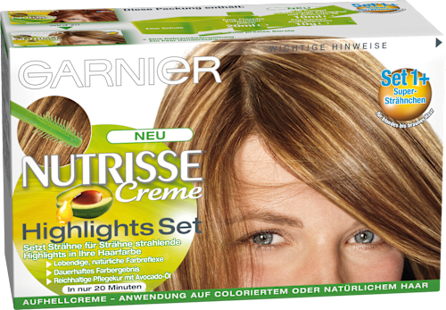 Strähnchen Set 1+ für blondes bis braunes Haar, 1 St GARNIER NUTRISSE