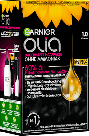 Haarfarbe 1.0 Schwarz, 1 St