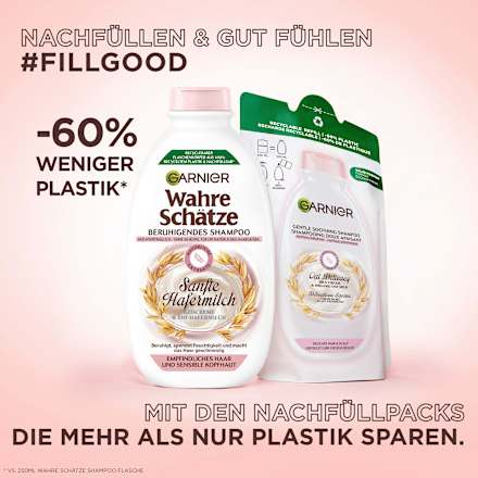 Shampoo Haver Navulverpakking, 250 ml