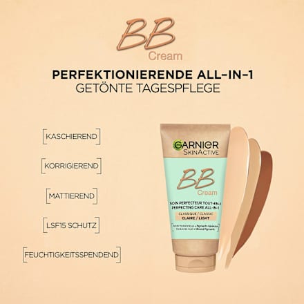 BB Creme All-in-1 Pflege hell LSF 15, 50 ml