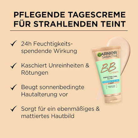BB Creme All-in-1 Pflege matt hell LSF 25, 50 ml
