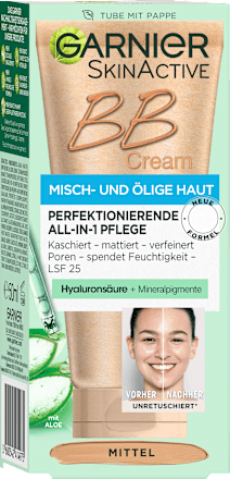 BB Cream All-in-1 Care Mat Medium SPF 25, 50 ml