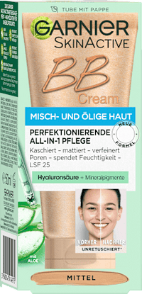 BB Cream All-in-1 Care Mat Medium SPF 25, 50 ml