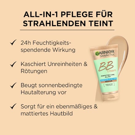 BB Creme All-in-1 Pflege Matt mittel LSF 25, 50 ml