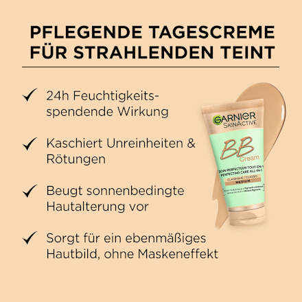 BB Creme All-in-1 Pflege mittel LSF 15, 50 ml