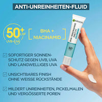 Fluid BHA + Niaciamide LSF 50+, 40 ml Garnier Skin Active
